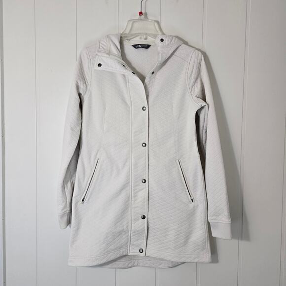 The North Face Jakcket Recover Up Quilted Coat Off White Size S/P - Picture 1 of 11